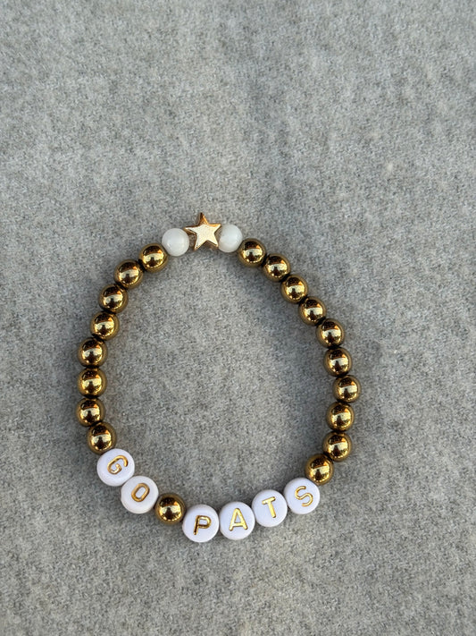 Go Pats Bracelets