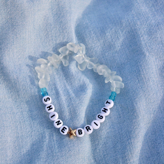 Shine Bright Quartz Beaded Bracelet