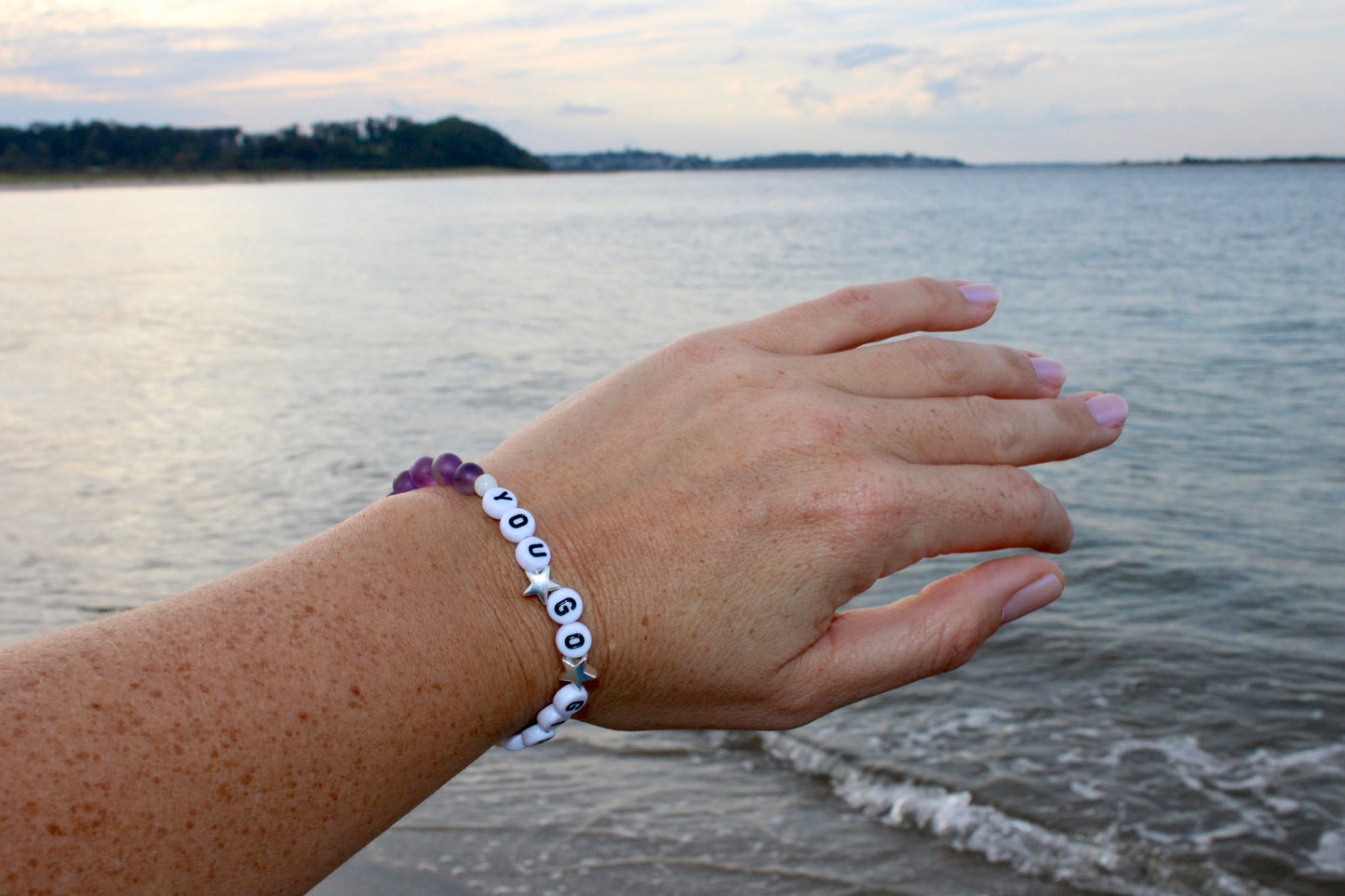 You Go Girl Amethyst Bracelt
