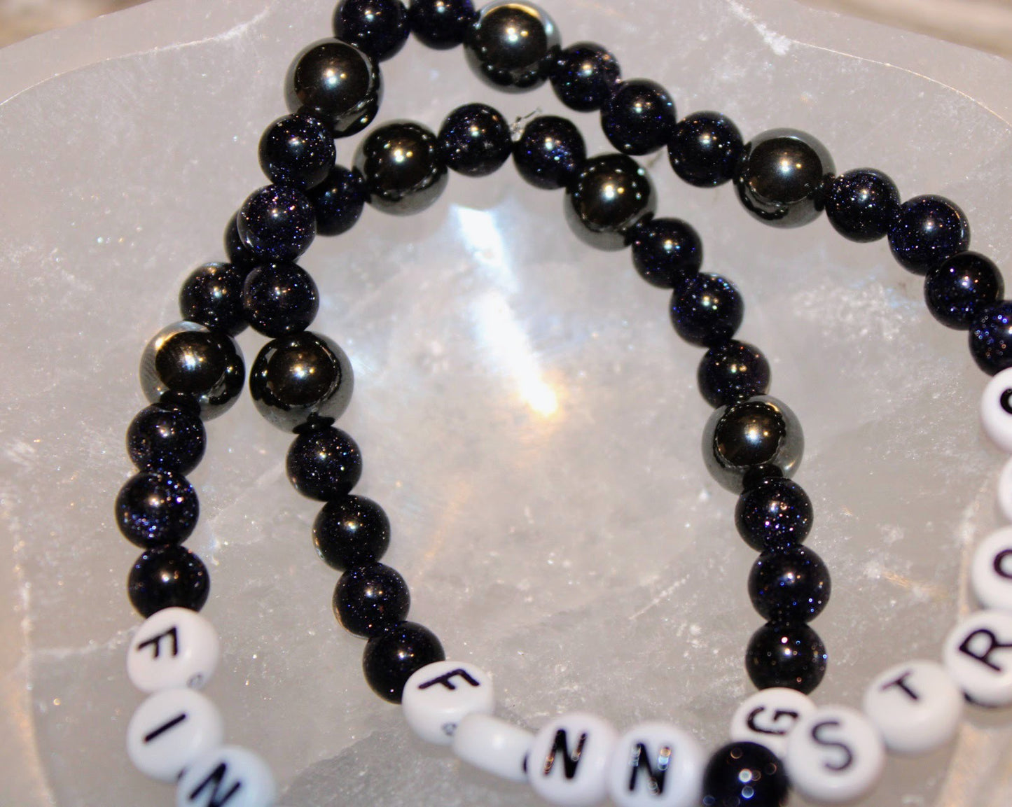 Finn Strong Bracelet- Blue Goldstone & Hematite