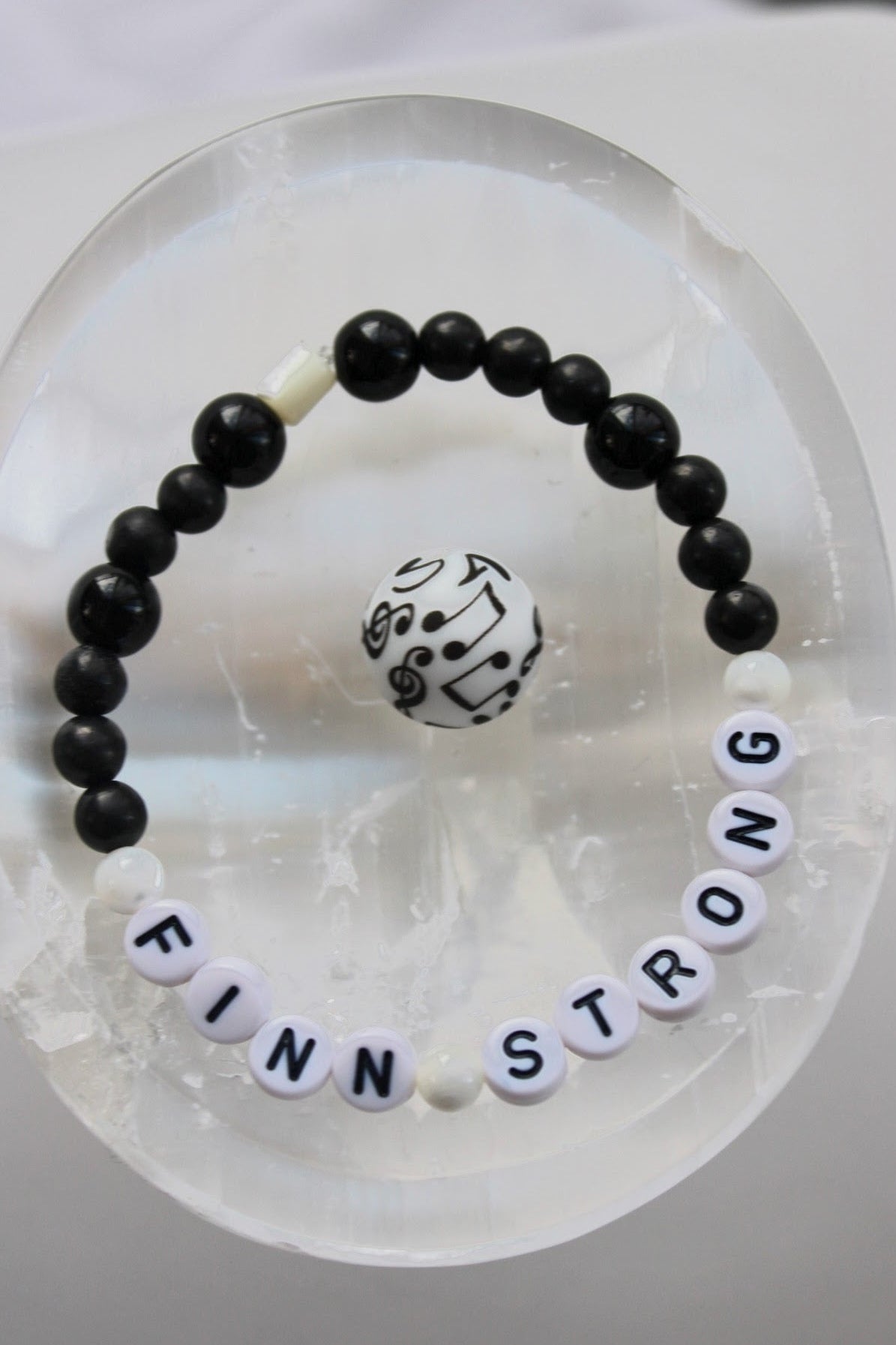 Finn Strong Bracelet- Mother of Pearl, Obsidian & Shungite
